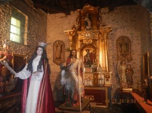 Inside the Ermita de San Roque
